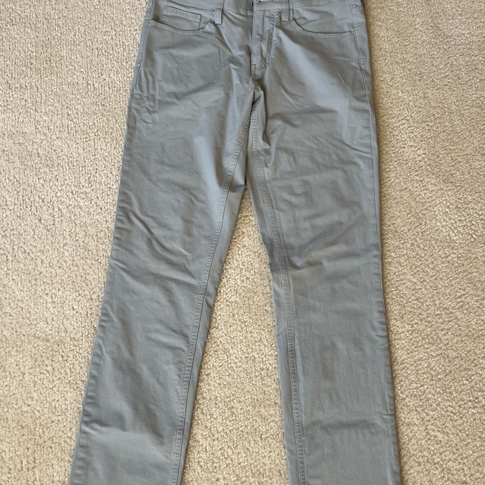 Vineyard Vines Gray Garment Dyed 5 Pickeys Performance Pants Dize 30/30